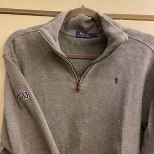 TCU Ralph Lauren Quarter Zip